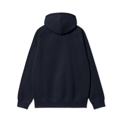 Carhartt WIP Hooded Chase Sweat Dark Navy/Gold  - I03366100HXX