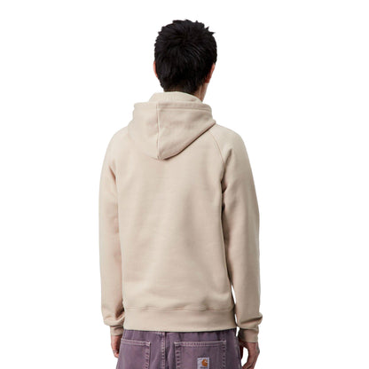 Carhartt WIP Hooded Chase Sweat Fleur De Sel/Gold  - I03366138AXX