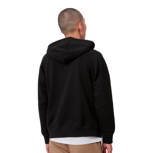 Carhartt WIP Hooded Chase Jacket Black/Gold  - I03366400FXX