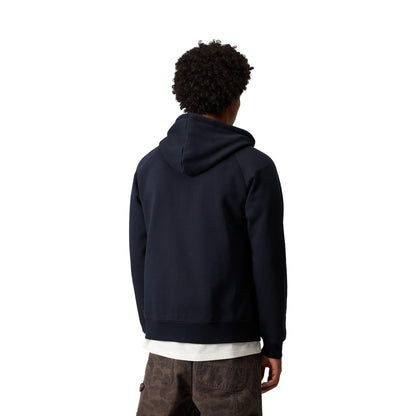 Carhartt WIP Hooded Chase Jacket Dark Navy/Gold  - I03366400HXX