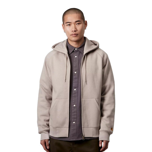 Carhartt WIP Hooded Chase Jacket Dusky Beige/Gold  - I0336642Q6XX