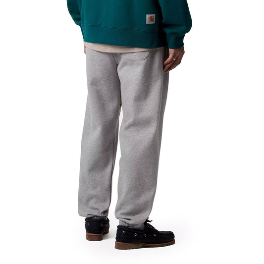 Carhartt WIP Chase Sweat Pant Grey Heather/Gold  - I03366700MXX