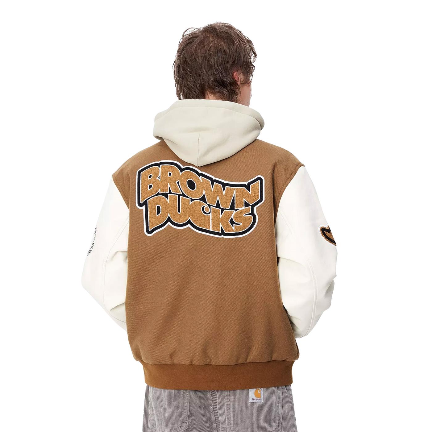 Carhartt WIP Brown Ducks Bomber Hamilton Brown/Wax  - I0338551X4XX