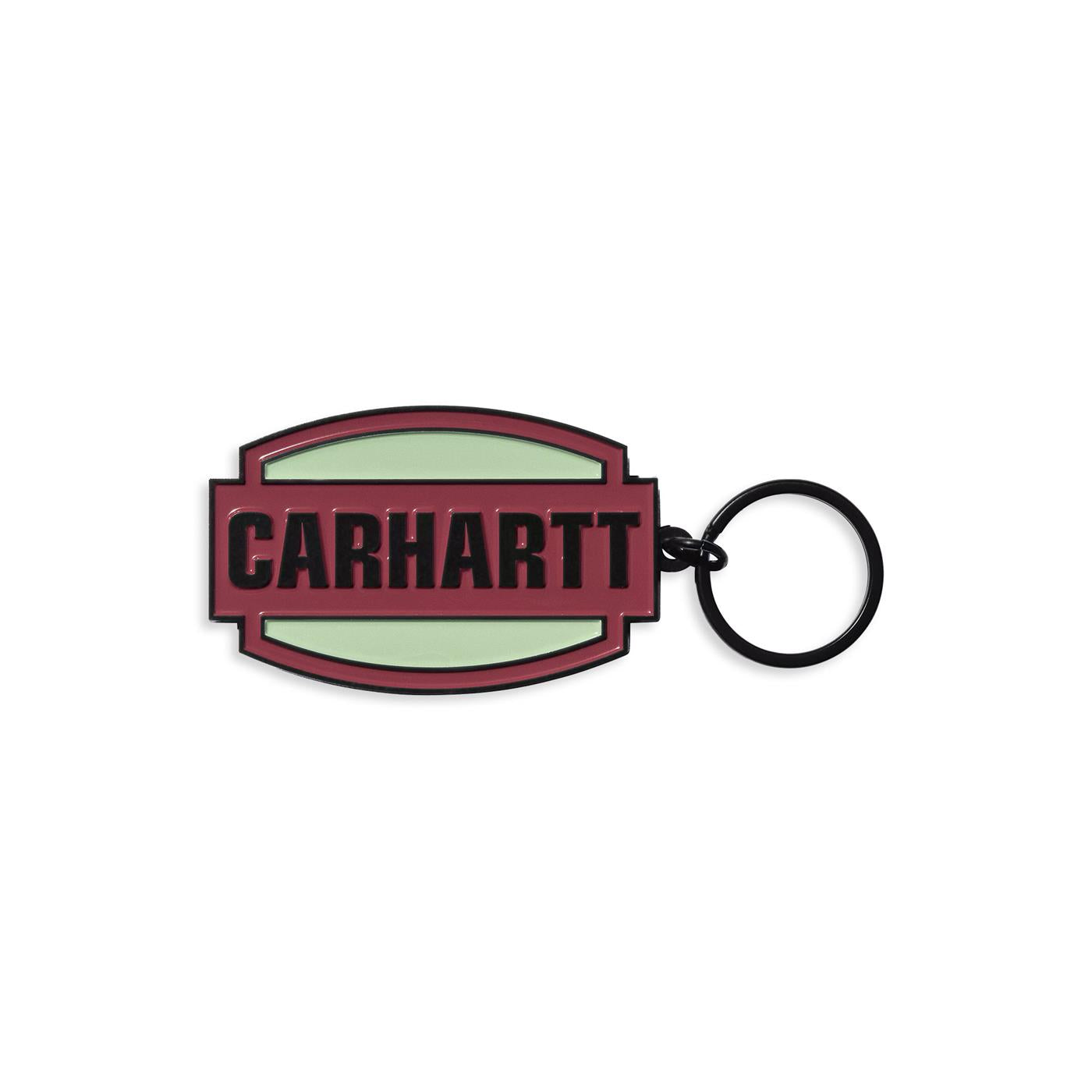 Carhartt WIP Press Script Keychain Zinc Alloy Tuscany  - I033868002XX