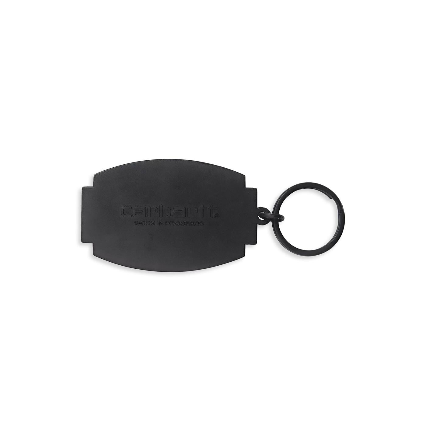 Carhartt WIP Press Script Keychain Zinc Alloy Tuscany  - I033868002XX