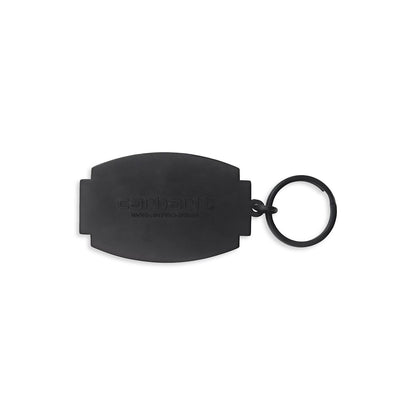 Carhartt WIP Press Script Keychain Zinc Alloy Arctic Lime  - I03386829TXX