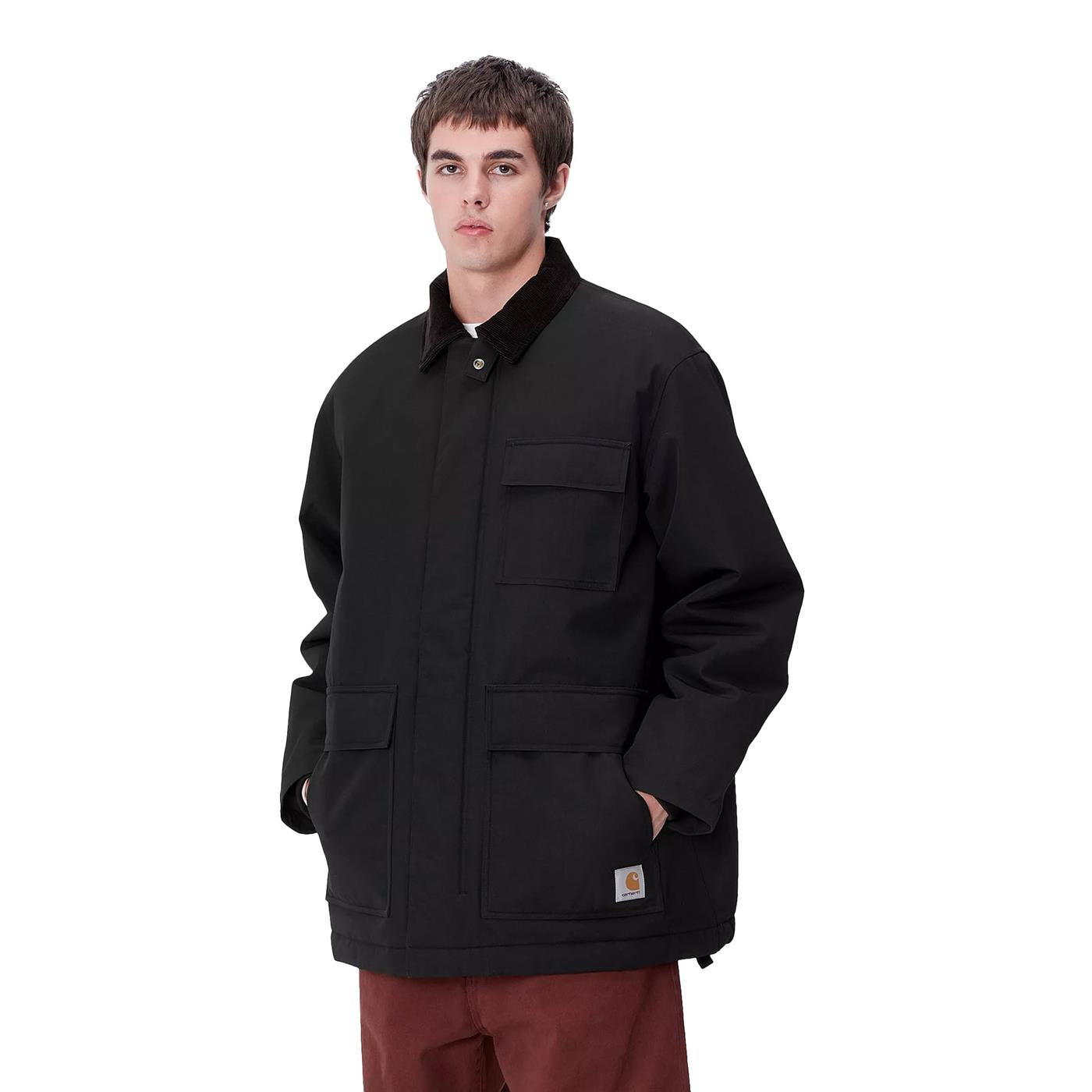 Carhartt WIP Clarton Jacket Black/Black  - I03387100EXX
