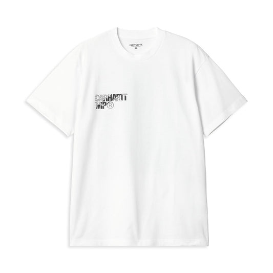 Carhartt WIP S/S Jalou C T-Shirt White/Black  - I03394400AXX