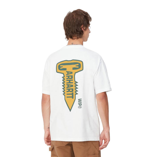 Carhartt WIP S/S Cross Screw T-Shirt White  - I03394902XX
