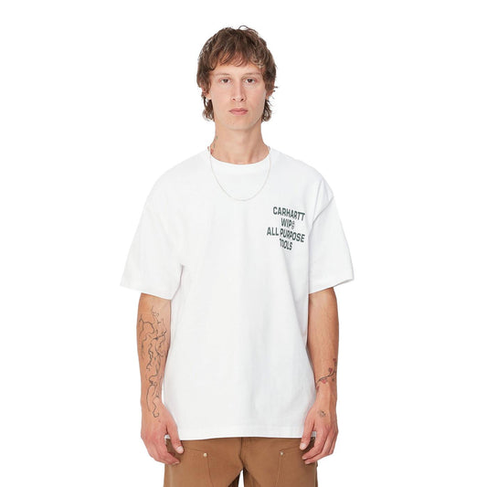Carhartt WIP S/S Cross Screw T-Shirt White  - I03394902XX