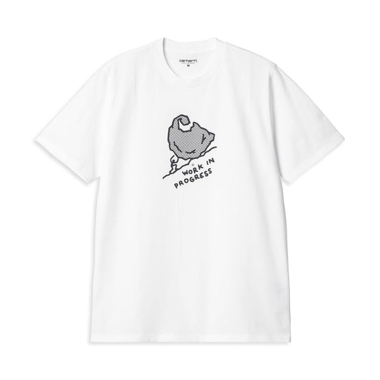 Carhartt WIP S/S Move On Up T-Shirt White/Black  - I03398800AXX