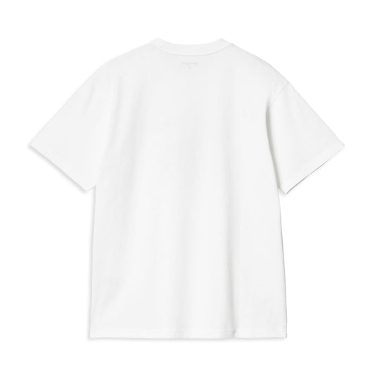Carhartt WIP S/S Basics T-Shirt White/Black  - I03398900AXX