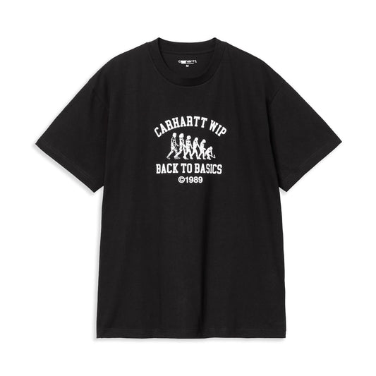 Carhartt WIP S/S Basics T-Shirt Black/White  - I0339890D2XX