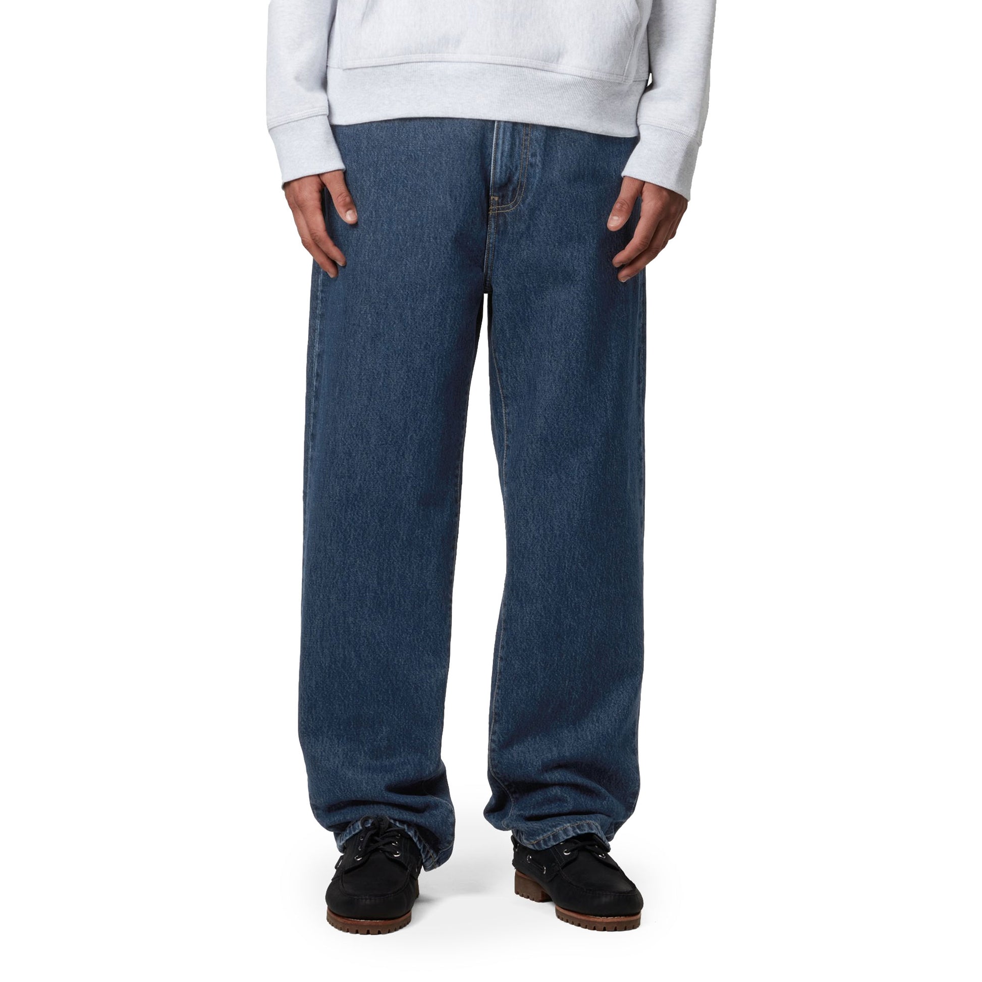 Carhartt WIP Aaron Pant Blue stone washed  - I0342370106
