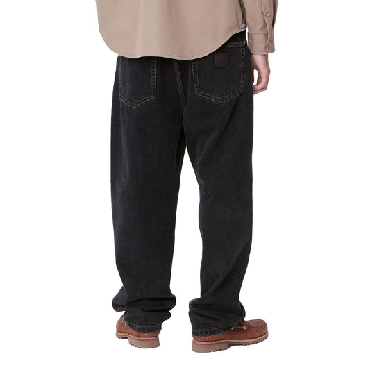 Carhartt WIP Aaron Pant Black stone washed  - I0342378906