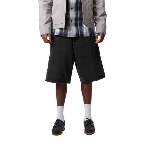 Carhartt WIP Rivet Short Black stone washed  - I0343198906