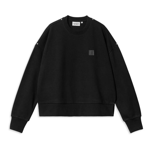 Carhartt WIP W Eldon Sweat Black  - I03437389XX