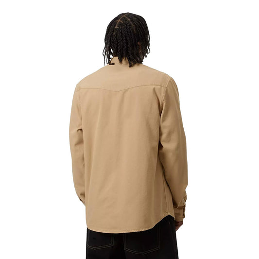 Carhartt WIP L/S Santa Fe Shirt Dusty Hamilton Brown  - I03438407EGD