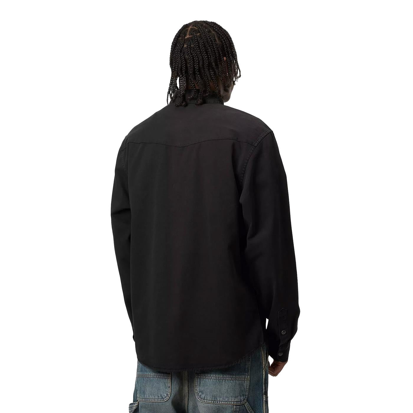 Carhartt WIP L/S Santa Fe Shirt Black  - I03438489GD