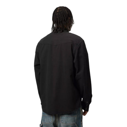 Carhartt WIP L/S Santa Fe Shirt Black  - I03438489GD