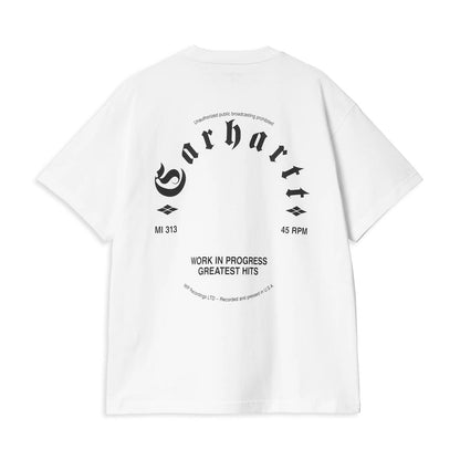 Carhartt WIP S/S Greatest Hits T-Shirt White/Black  - I03439400AXX