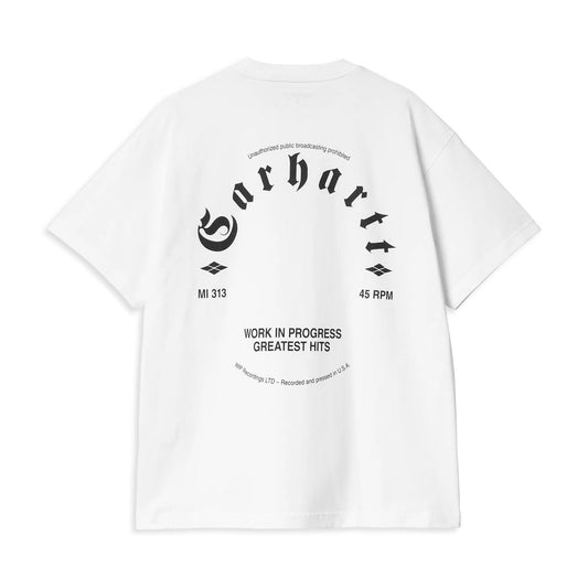 Carhartt WIP S/S Greatest Hits T-Shirt White/Black  - I03439400AXX
