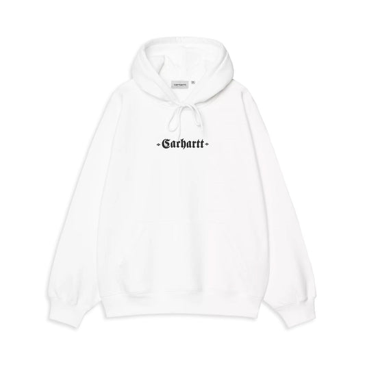 Carhartt WIP Hooded Greatest Hits Sweat White/Black  - I03441600AXX