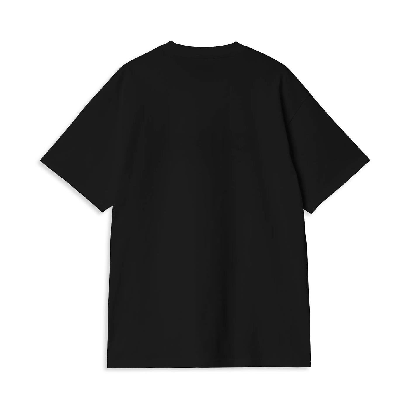 Carhartt WIP S/S Label Script T-Shirt Black  - I03442189XX