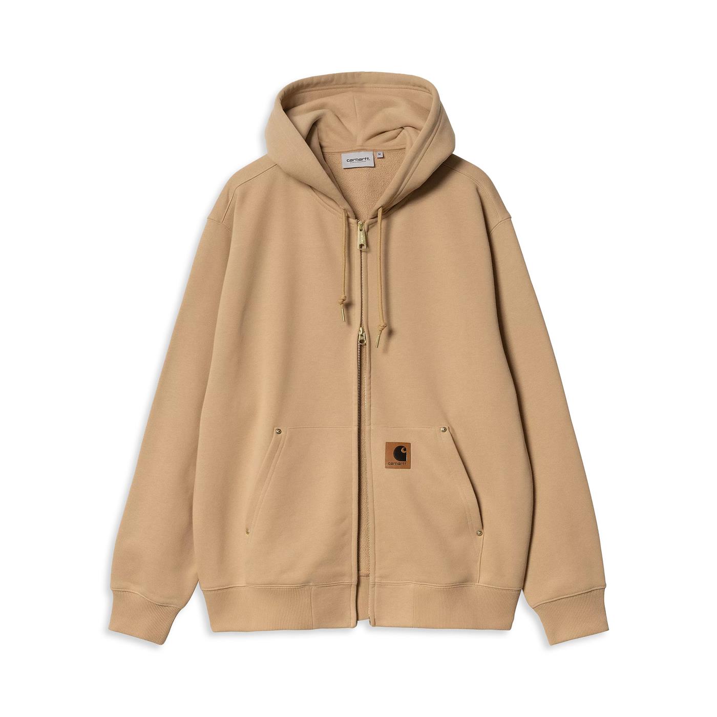 Carhartt WIP Hooded Eldon Sweat Jacket Dusty Hamilton Brown  - I03442807EXX
