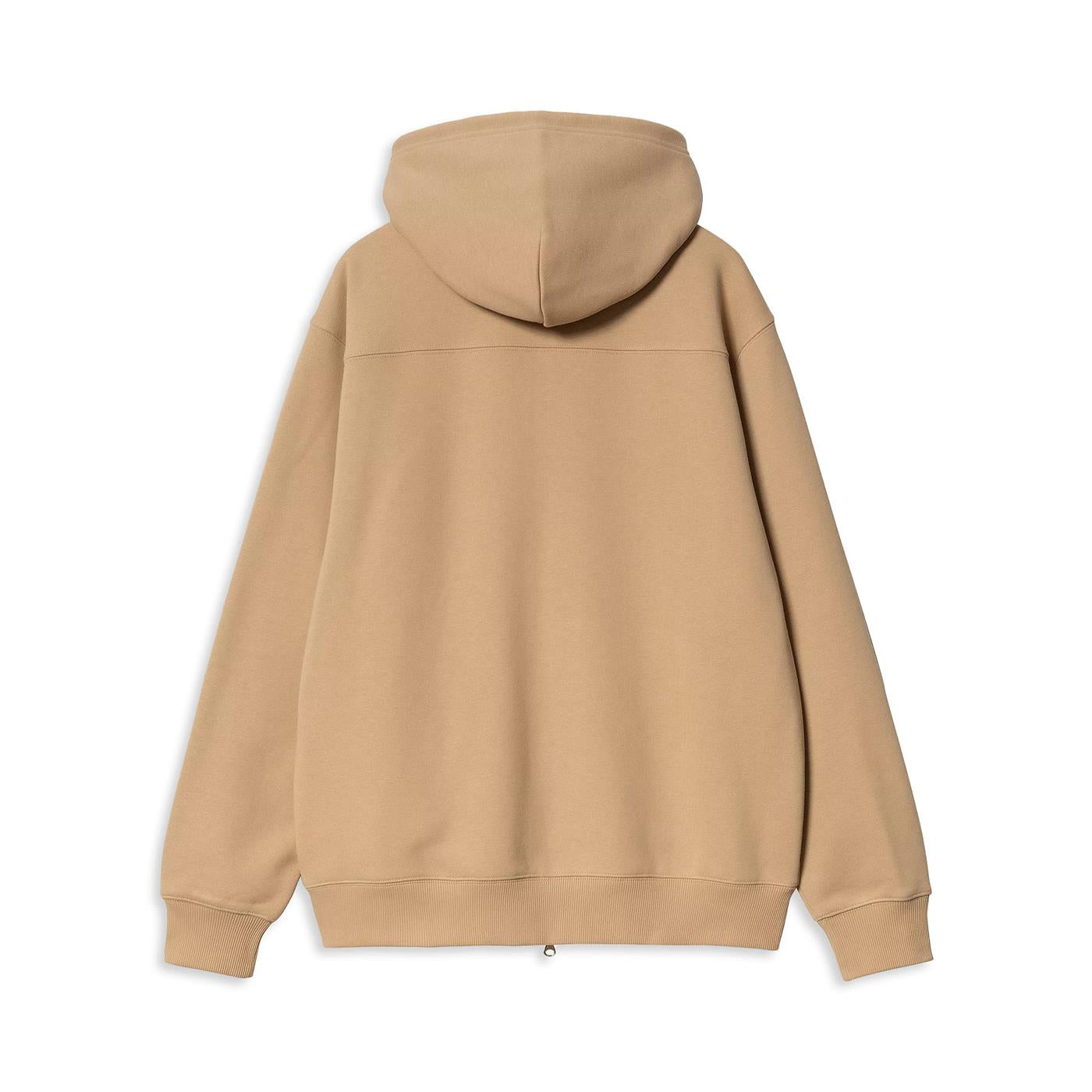 Carhartt WIP Hooded Eldon Sweat Jacket Dusty Hamilton Brown  - I03442807EXX