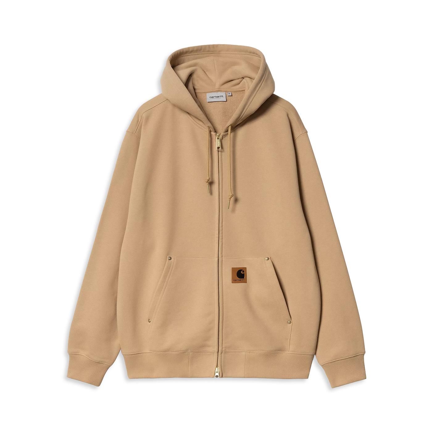 Carhartt WIP Hooded Eldon Sweat Jacket Dusty Hamilton Brown  - I03442807EXX