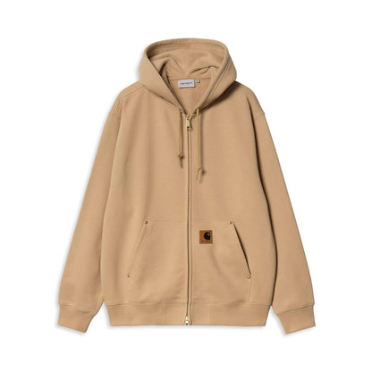 Carhartt WIP Hooded Eldon Sweat Jacket Dusty Hamilton Brown  - I03442807EXX