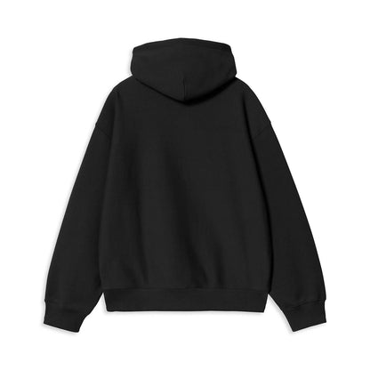 Carhartt WIP Hooded Label Script Sweat Black  - I03443089XX
