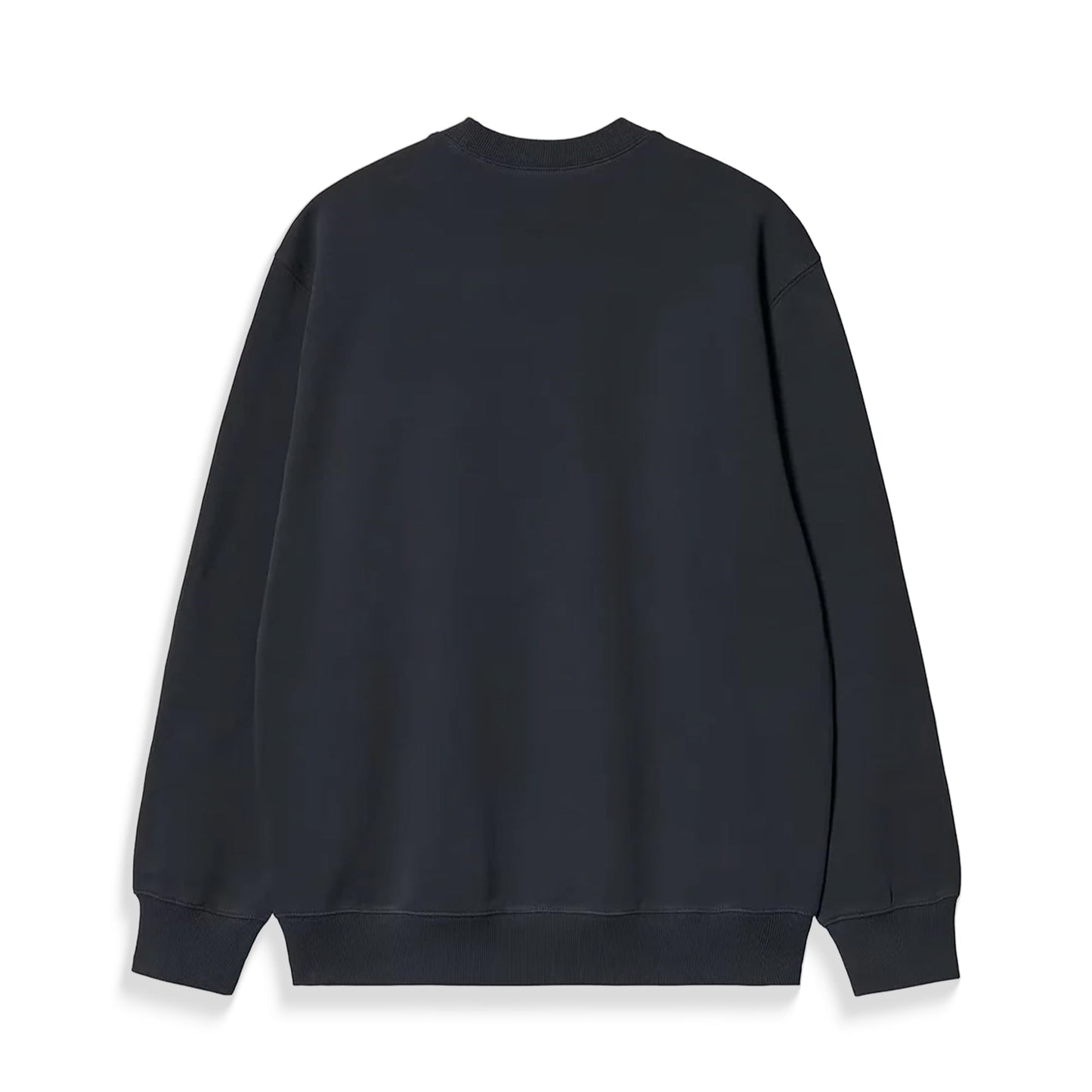 Carhartt WIP Script Embroidery Sweat Deep Night/White  - I03449638LXX