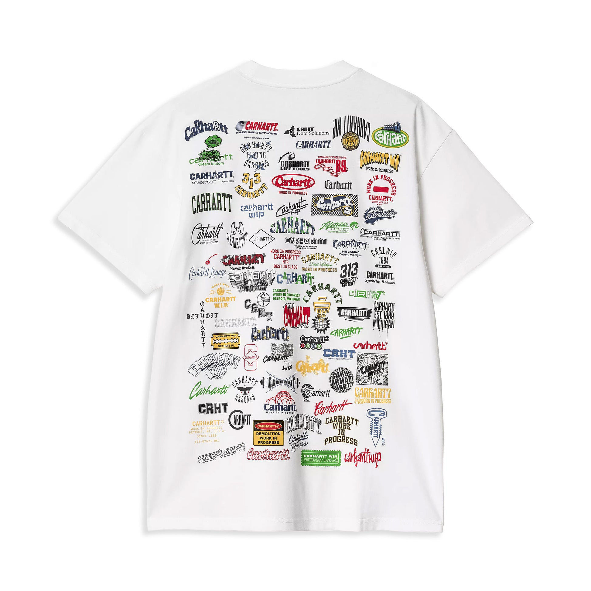 Carhartt WIP S/S Logo T-Shirt White  - I03464302XX
