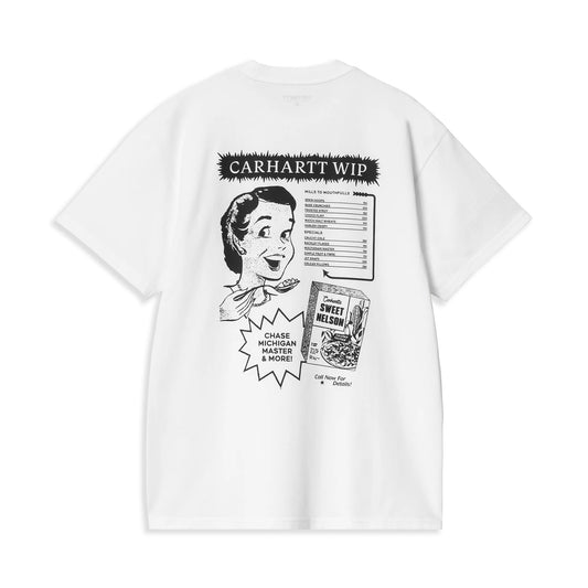 Carhartt WIP S/S Catalogue T-Shirt White/Black  - I03464400AXX