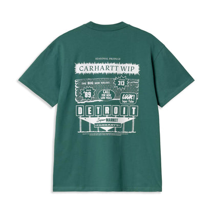 Carhartt WIP S/S Catalogue T-Shirt Rainforest/White  - I0346442SGXX