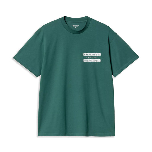 Carhartt WIP S/S Catalogue T-Shirt Rainforest/White  - I0346442SGXX
