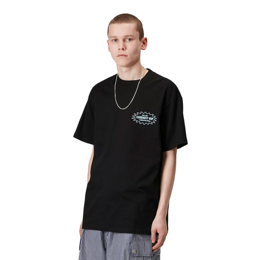 Carhartt WIP S/S Catalogue T-Shirt Black/Bluebird  - I0346442X8XX