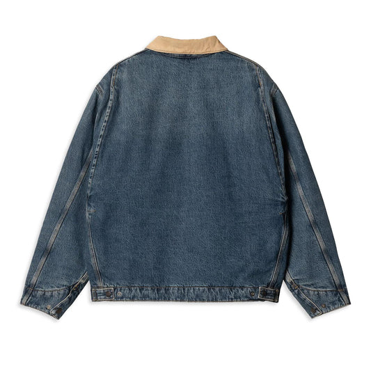Carhartt WIP OG Detroit Jacket Blue/Dusty Hamilton Brown  - I0347342XN4Q