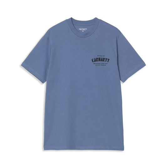 Carhartt WIP S/S Catalogue C Logo T-Shirt Blue Iris  - I034761976XX