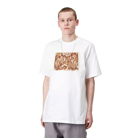 Carhartt WIP S/S Cai Arfon Bellis T-Shirt White  - I03478102XX