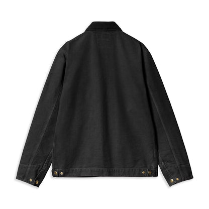 Carhartt WIP Detroit Jacket Black/Black stone canvas  - I03481900E4O