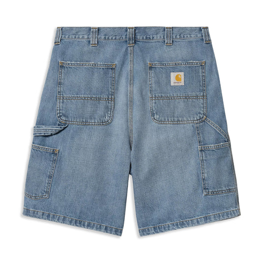 Carhartt WIP OG Single Knee Short Blue burst washed  - I03487201UR