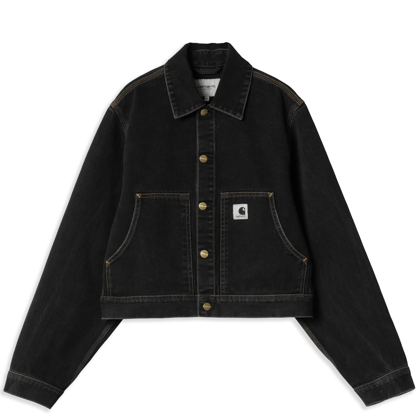 Carhartt WIP W Arca Jacket Black stone washed  - I0348748906