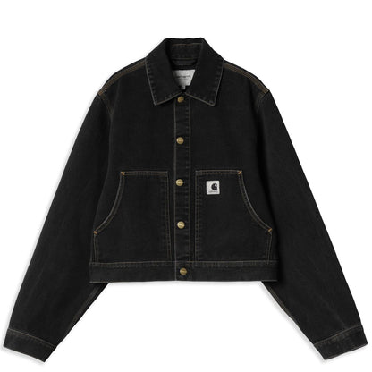 Carhartt WIP W Arca Jacket Black stone washed  - I0348748906