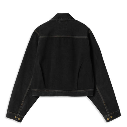Carhartt WIP W Arca Jacket Black stone washed  - I0348748906