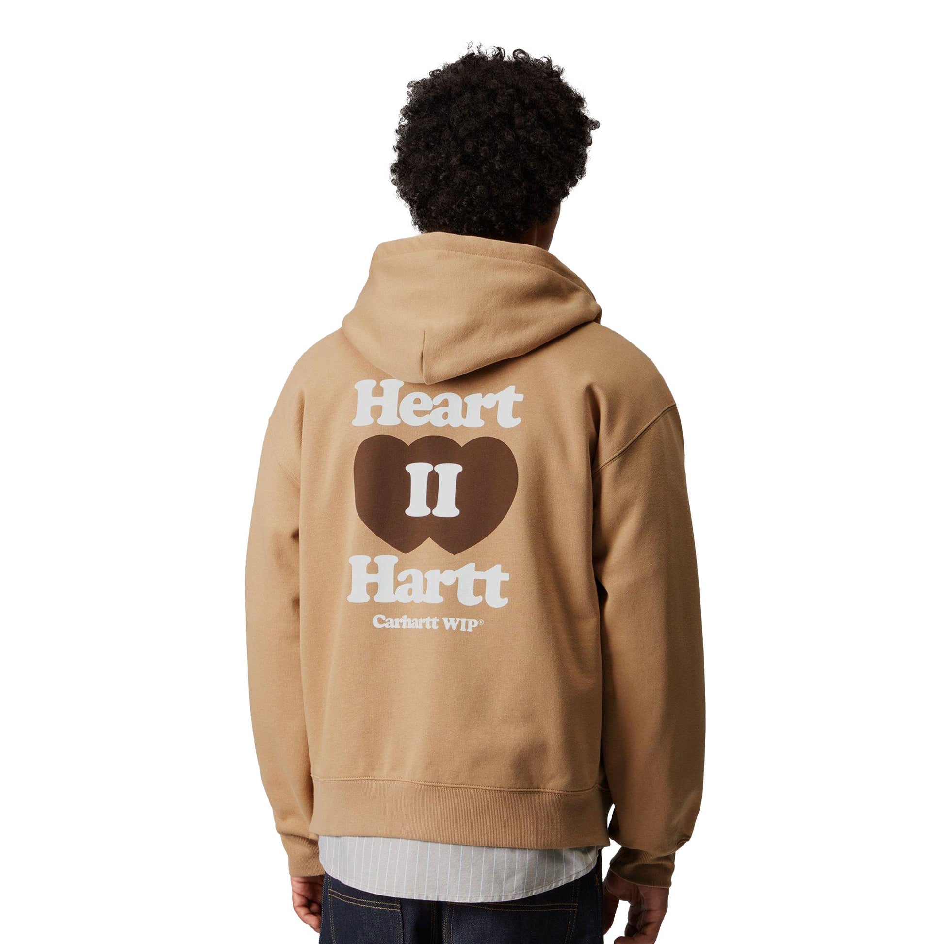 Carhartt WIP Hooded Heart II Hartt Sweat Jacket D.H. Brown  - I03517607EXX