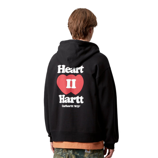 Carhartt WIP Hooded Heart II Hartt Sweat Jacket Black