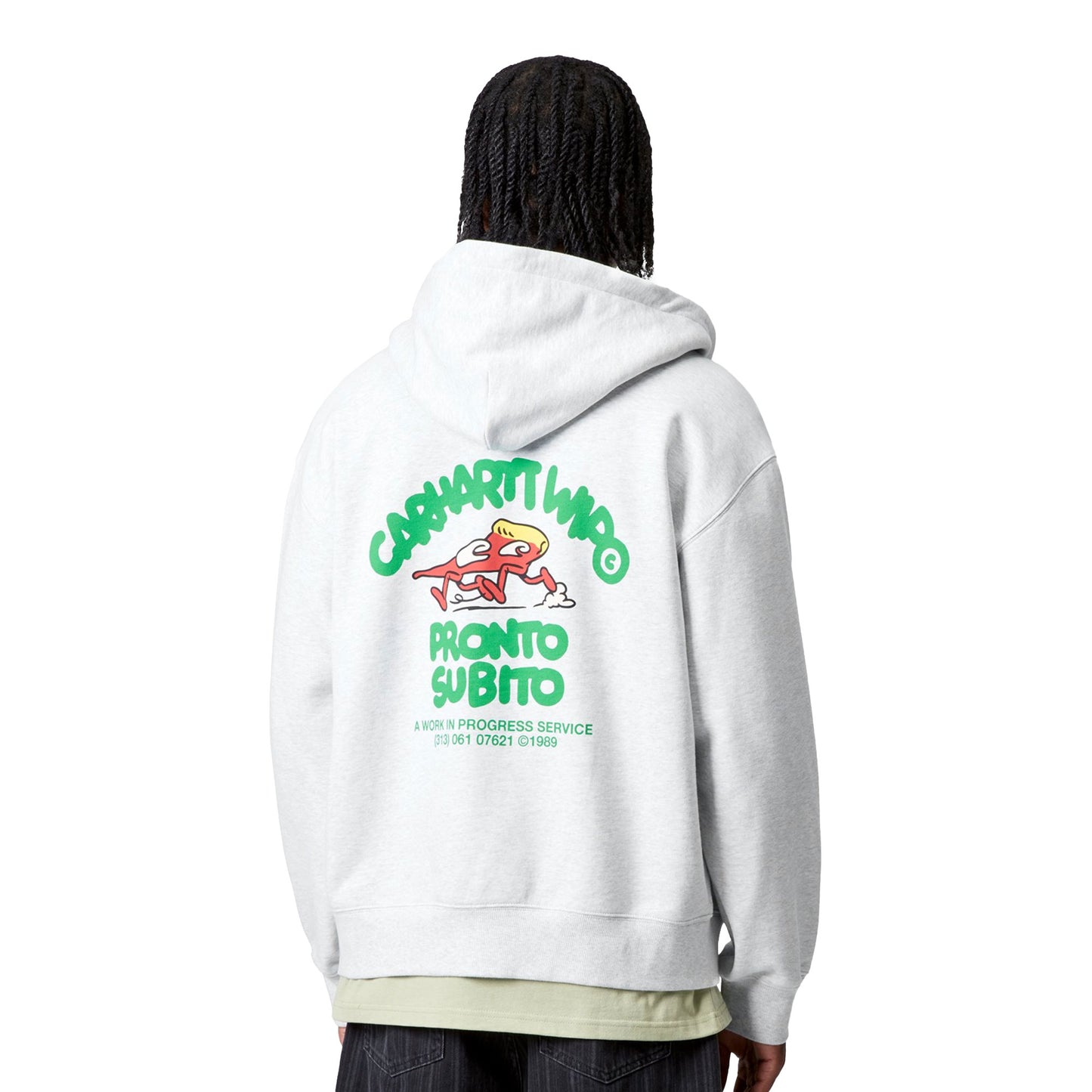 Carhartt WIP Hooded Pronto Sweat Jacket Ash Heather